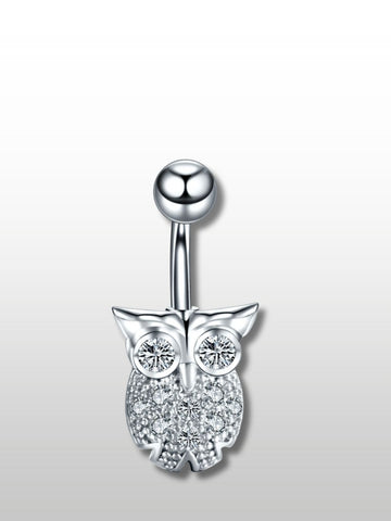 Piercing Nombril en forme de hibou