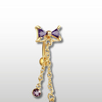 Piercing Nombril en forme de collier papillon