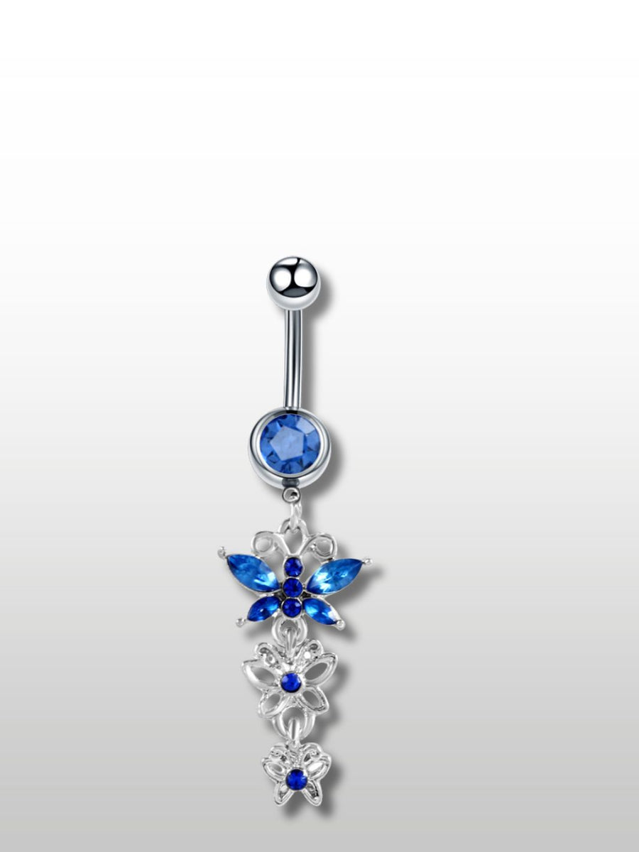 Piercing Nombril en forme de collier papillon