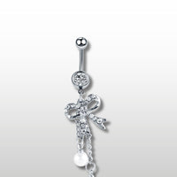 Piercing Nombril en forme de collier noeud