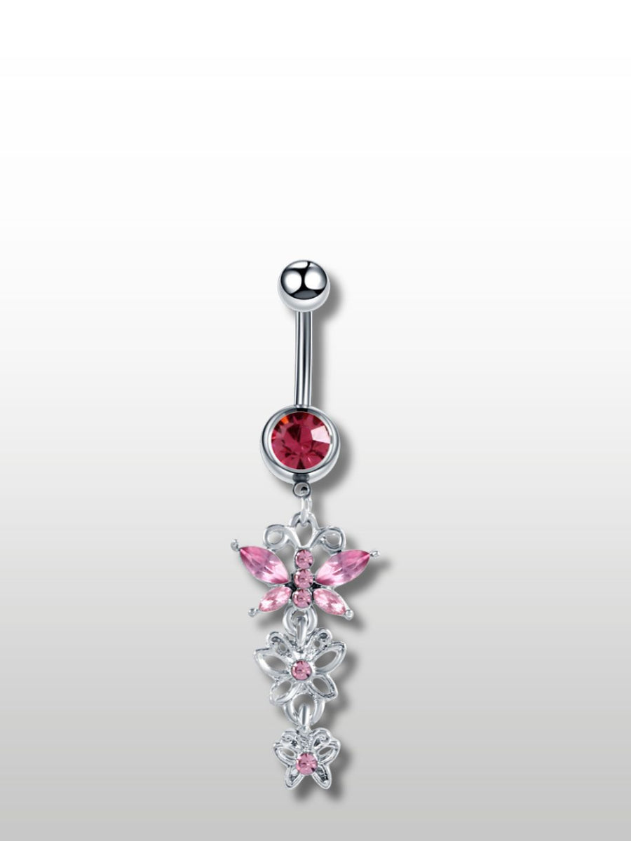 Piercing Nombril en forme de collier papillon